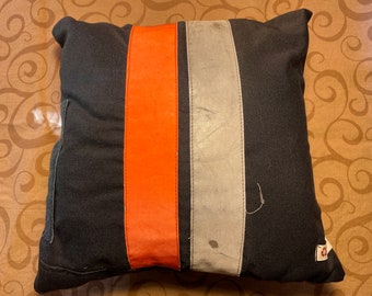 Cushion made of real emergency jacket fire brigade youth gift