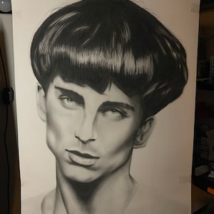 Custom Charcoal Drawing from photo