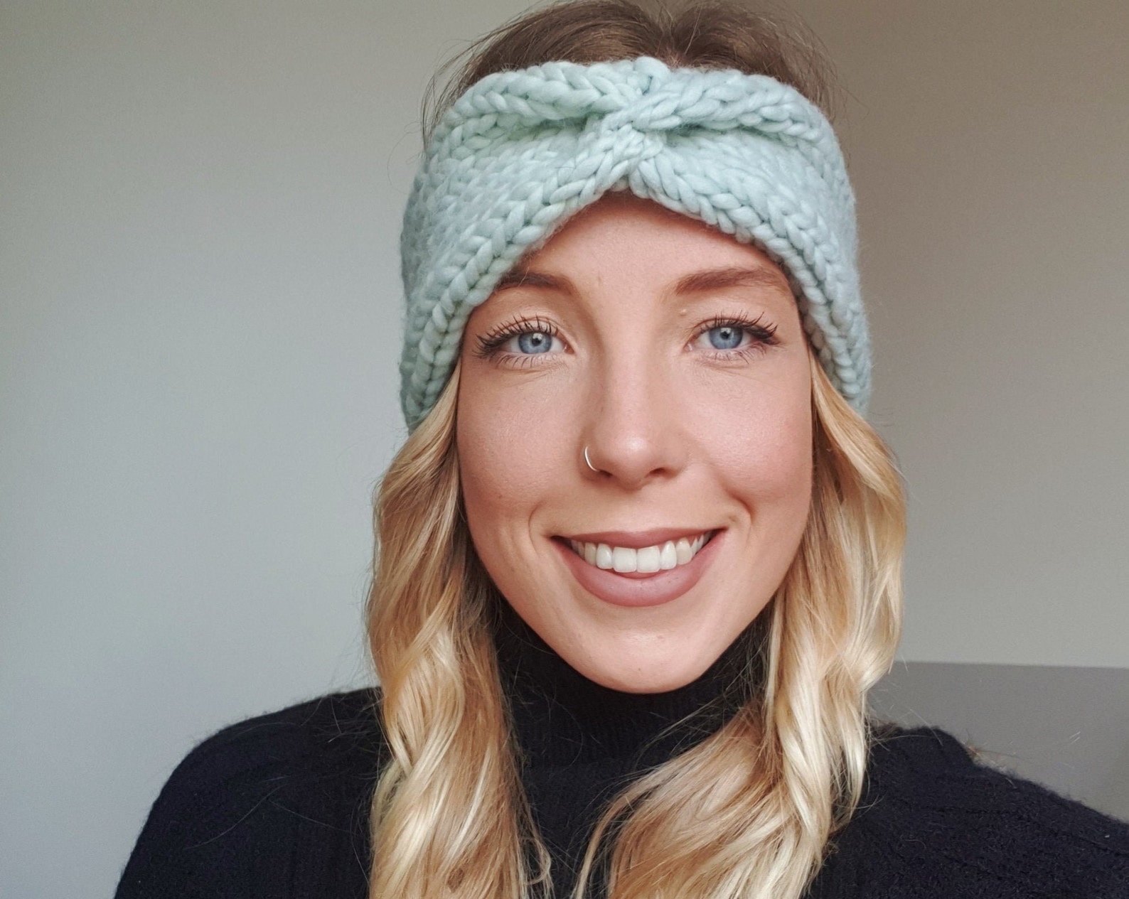 Handmade 100 Merino wool knitted twist headbands knitted Etsy