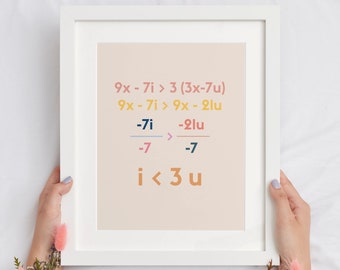 I Love You Equation Etsy France