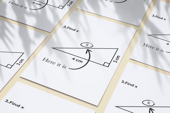 Quadro Su Tela Educativo Per Bambini – Poster Matematico Colorato 30x30 Cm – Stampato HD Con Cornice