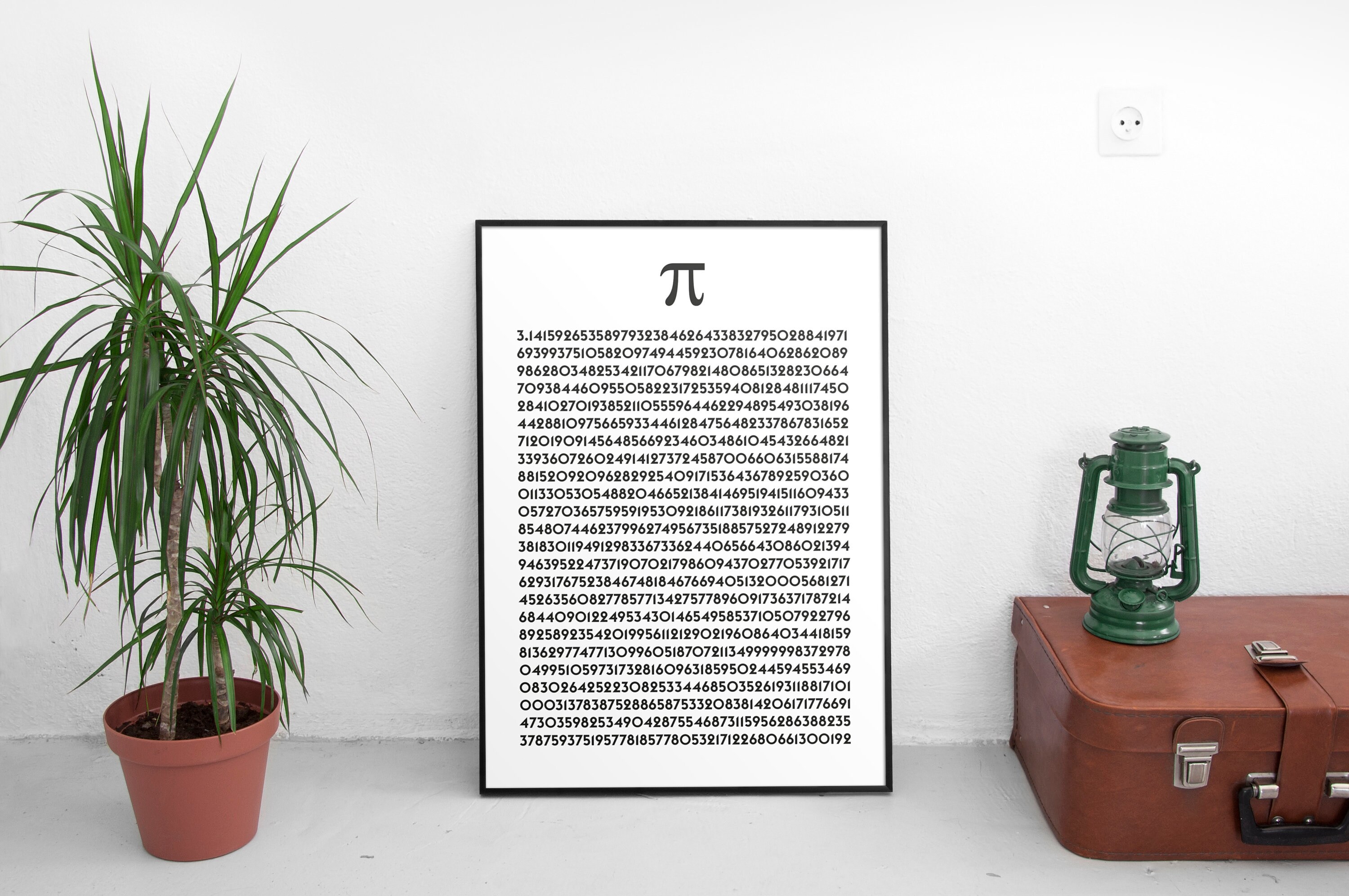 First 1000 digits of pi printable fun math poster fun math etsy canada
