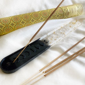 Handmade customizable resin incense holder | diffuser incense interior perfume deco candle smell spirituality gift incense support