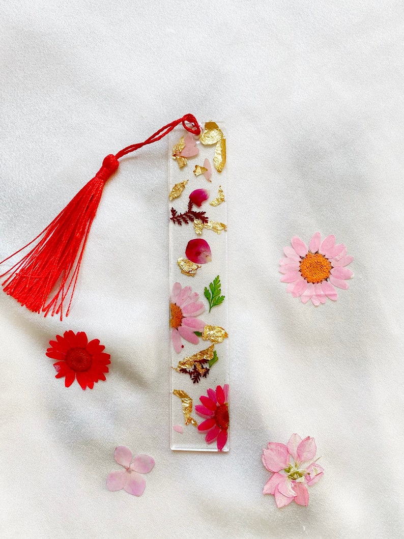 40 Marque-pages Transparents à Décorer Avec Fleurs Séchées - DIY Créatif