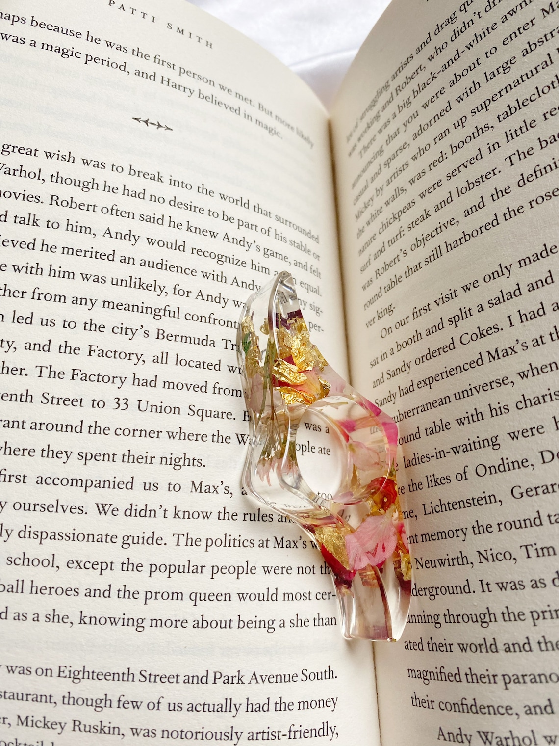 Resin Page Holder Reading Ring Book Holder Bookmark Etsy