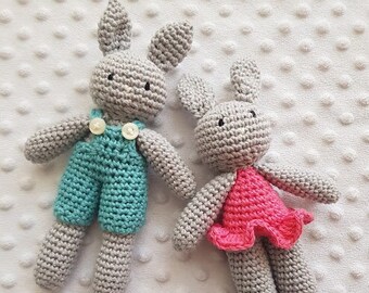Crochet Flower Bunny Crochet Pattern - Etsy