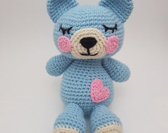 Padrão de urso de crochê
