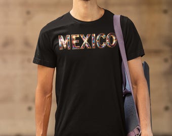 Men&#39;s T Shirt &quot;Mexico&quot; T-shirt, trendy latino graphic tee gift for men