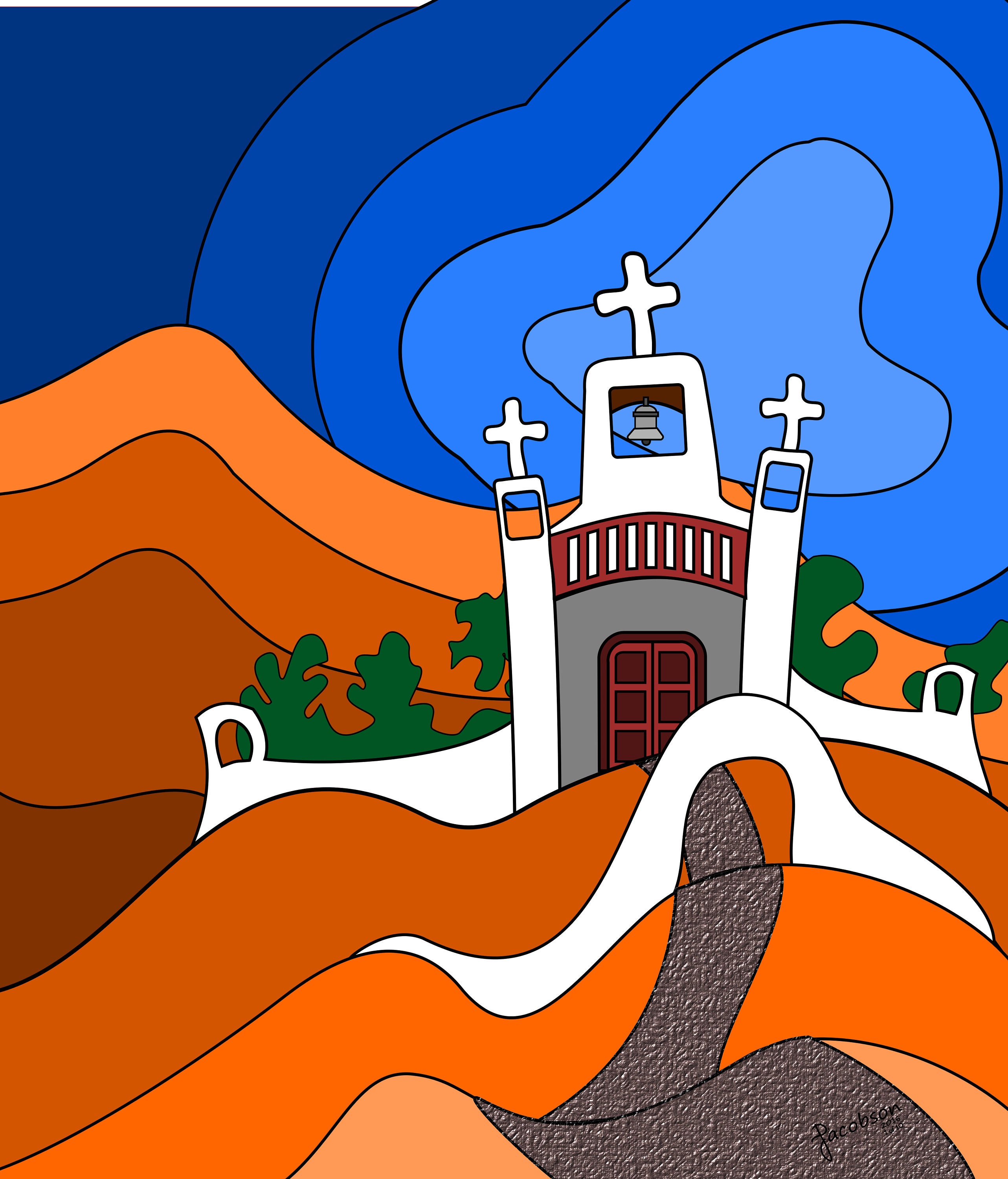 Impression mission espagnole Wall Art imprimé décoratif Etsy