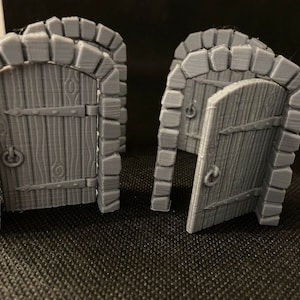 3D Printed Door Frames: 28mm RPG Scatter Terrain (2 or 4 Packs)