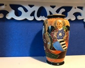 Vintage Satsuma Style Japanese Vase