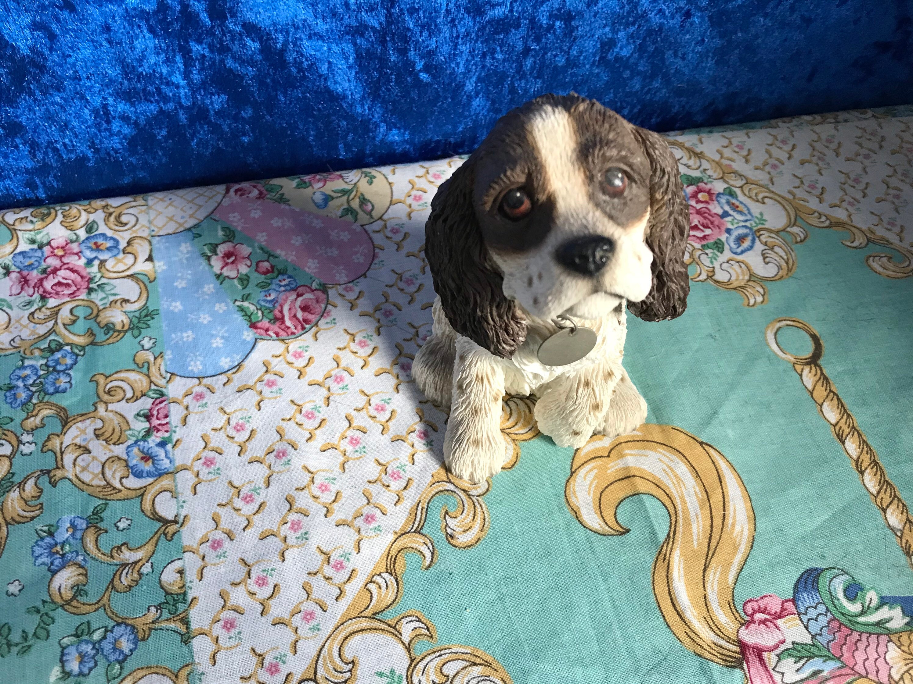 Vintage Leonardo Collection Dog Spaniel | Etsy