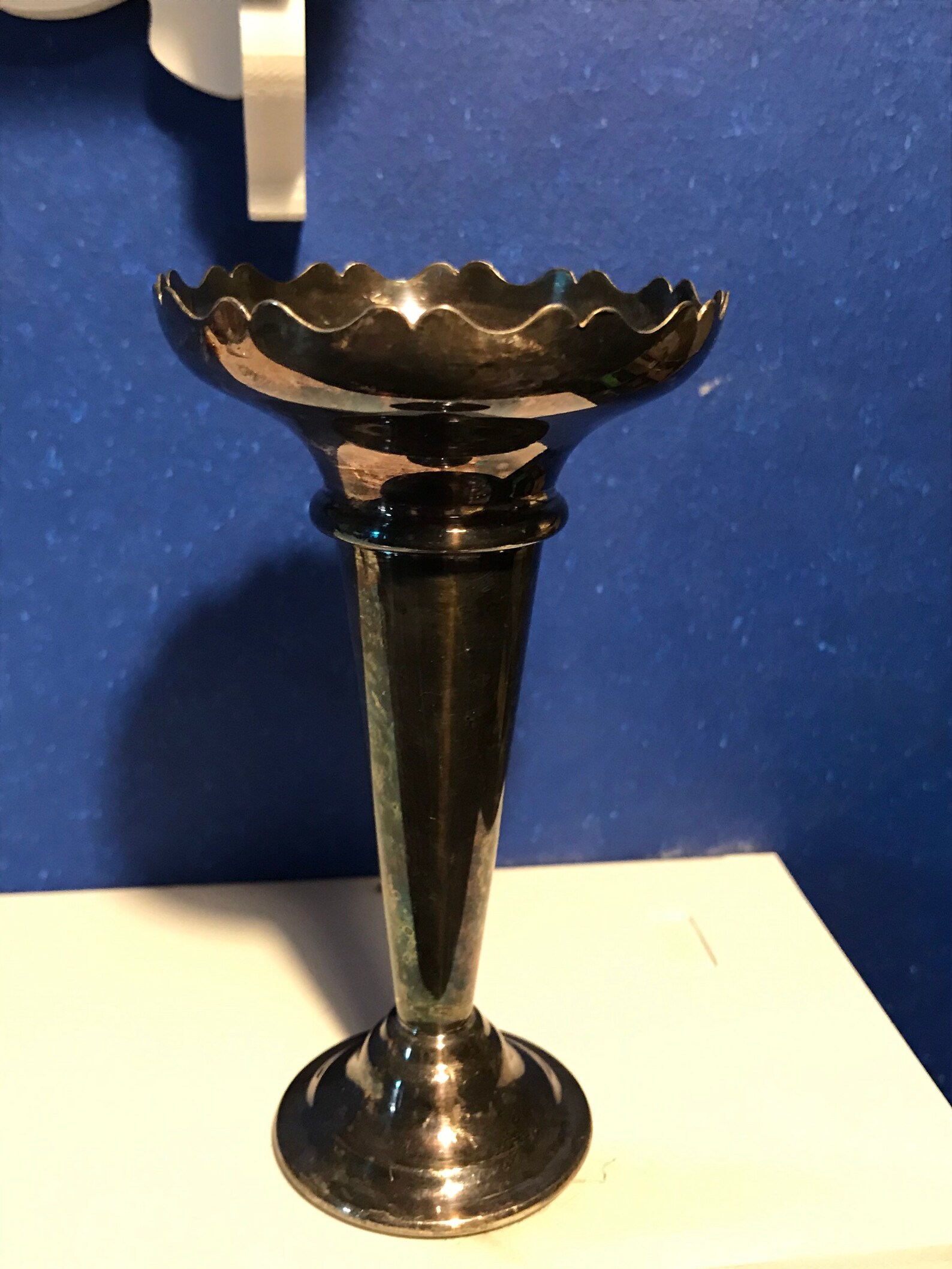 Vintage Silver Plate Bud Vase Etsy