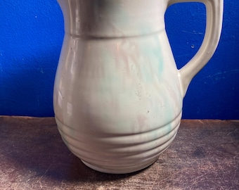 Vintage Buchan Finest Stoneware Pottery Thistle Creamer and Sugar