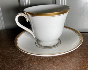 Waterford China Harcourt Cup & Saucer