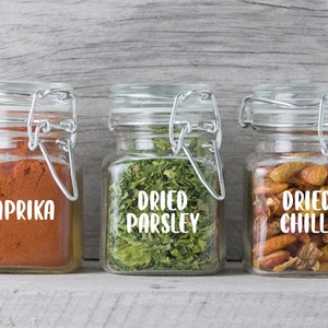 Custom Spice Herbs Label Pantry Label Spice Jar Stickers Kitchen Label for Spice