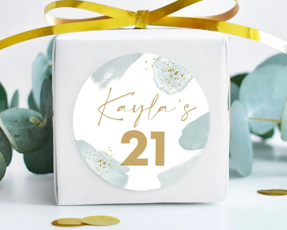 Special & Memorable 21st Birthday Personalized Party Favor Ideas – Busybee  Creates