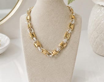 Open Edit Gold Silver Link Thick Links New