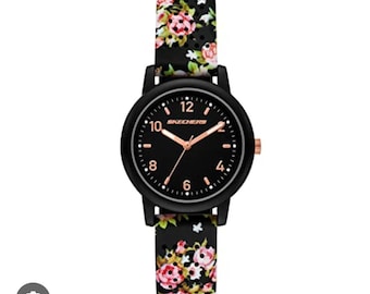 Skechers Tuloca Floral Quartz Watch New In Box