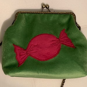 Beautiful Fun Victorian/Edwardian Inspired Velvet Bag