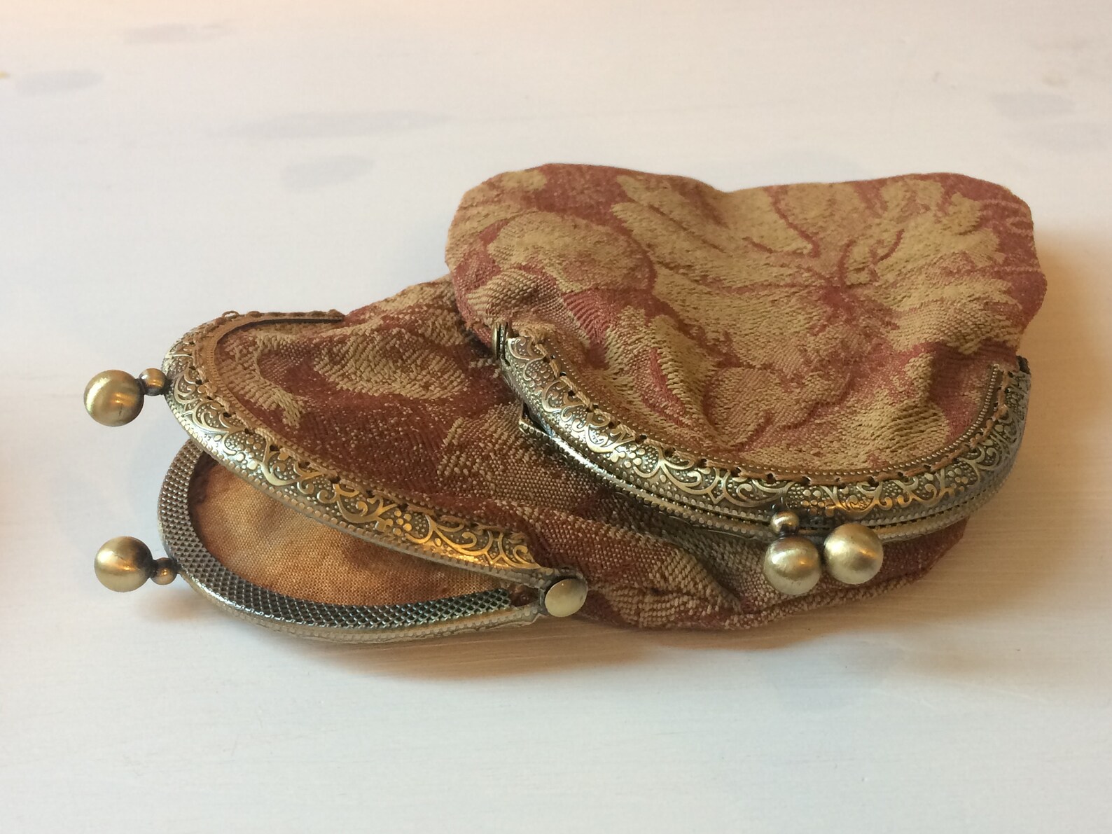 Victorian Inspired Kiss Clasp Purse Etsy