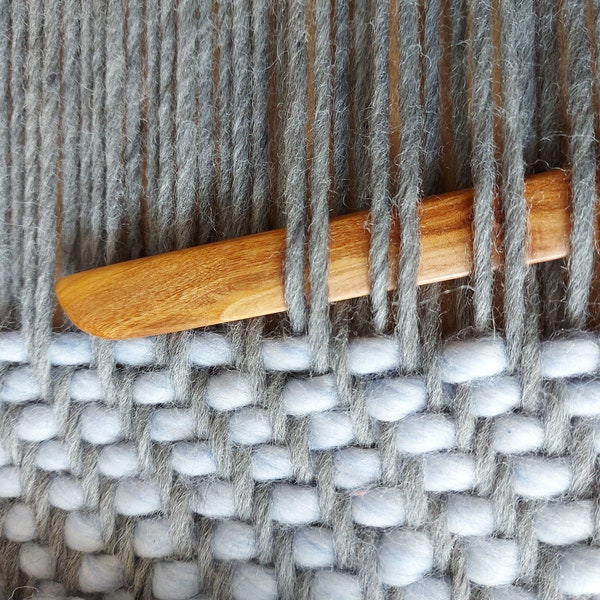 SHED STICK 33cm 13" Olivewood Shed Stick Tapestry Loom Weaving Tools Olive Wood Shed Stick Tapestry Shed Stick Weaving Tools Weaving Sword