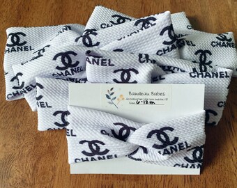 chanel baby headband