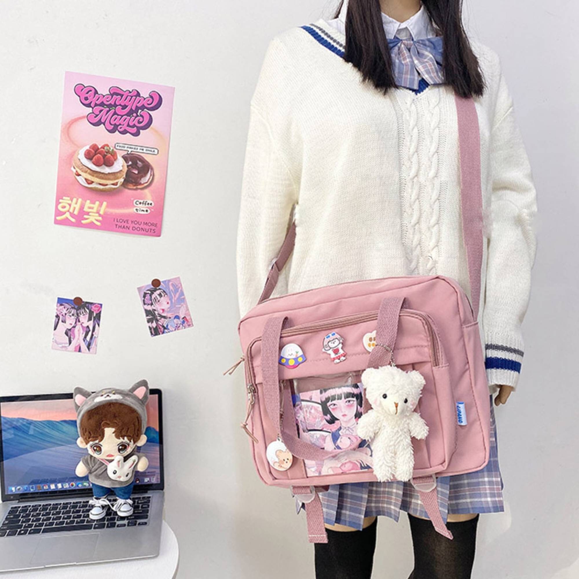 Cute Harajuku Ita Bag Kawaii School Backpack Japanese Etsy