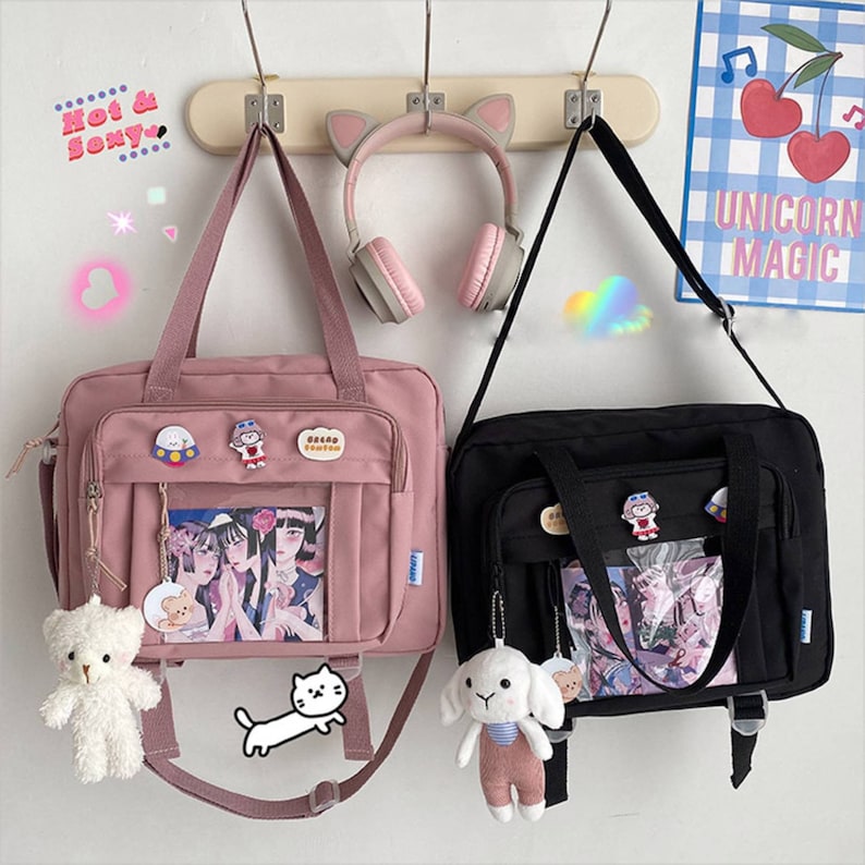 Cute Harajuku Ita Bag Kawaii School Backpack Japanese Etsy