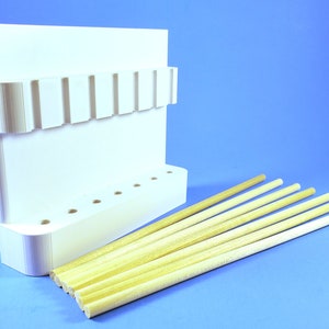 UV Epoxy 7 Hole Pen Holder - Includes 7 Dowel Rods