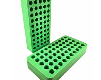 2 Unit Tube Rack - MicroCentrifuge Tube Tray for 0.5ml - 2ml Centrifuge Pipe sizes 00 and 000, 50 Holes per tray