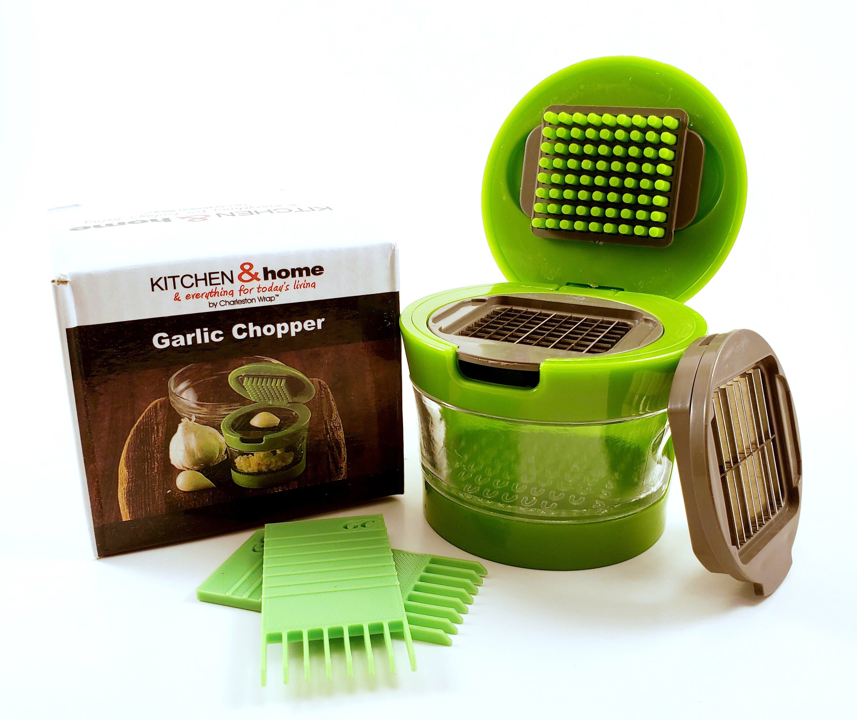 IMSHIE Pressed Garlic Chopper Stainless Steel Hand Food Chopper Garlic  Press Hand Pressing Stainless Steel Garlic Press Masher Crusher Dicer  Mincer