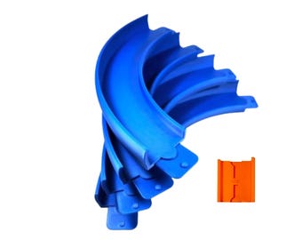 90 degree Curved Track Pieces - 4 Pack or Singles