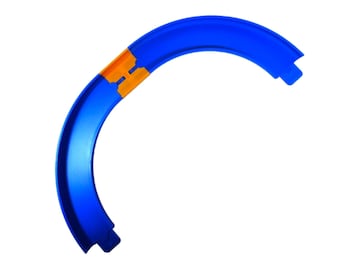 180 degree Curved Track - 3D Printed - 3 Piece Set