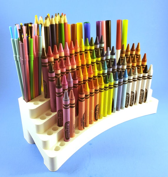 Crayon Holder & Organizer for Crayons and Art Supplies 