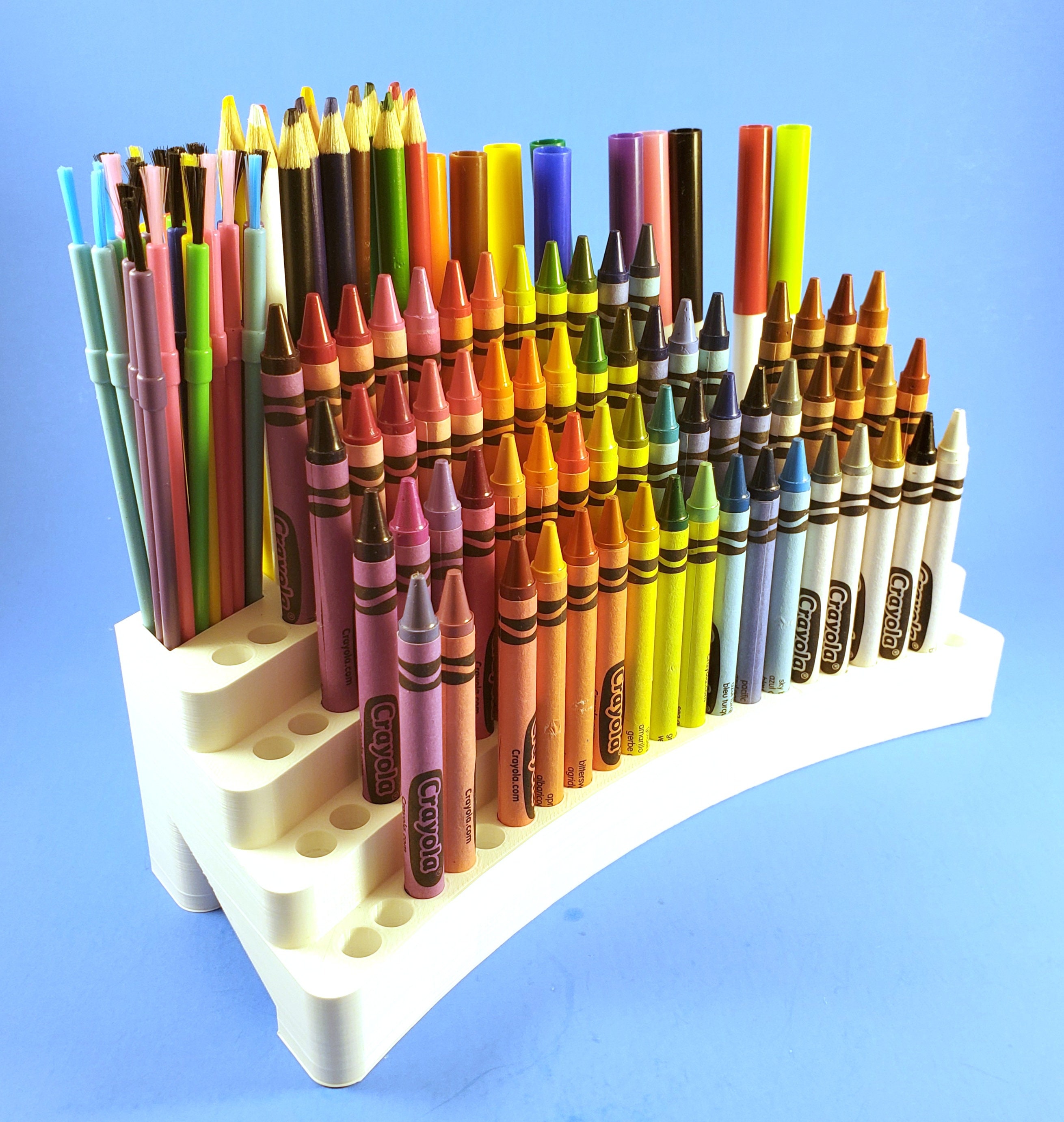 Vintage Kindergarten School Classroom Crayons Sargent in Lift Top  Boxd 