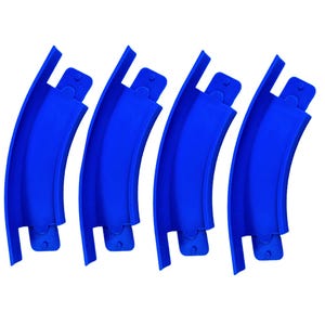 45 degree Curved Track Pieces - 4 Pack or Singles