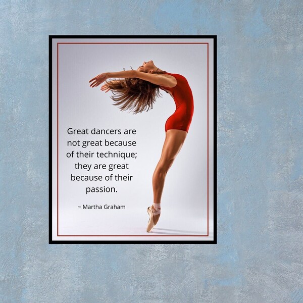 Martha Graham Quote - Etsy