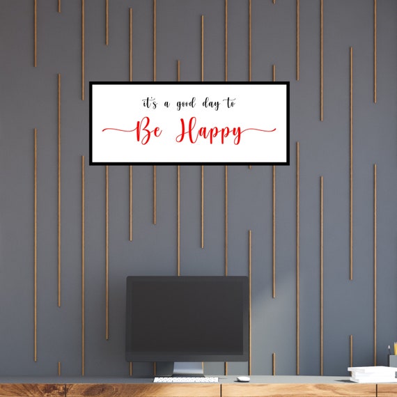 Be Happy Printable Wall Art Cut File Instant Digital - Etsy