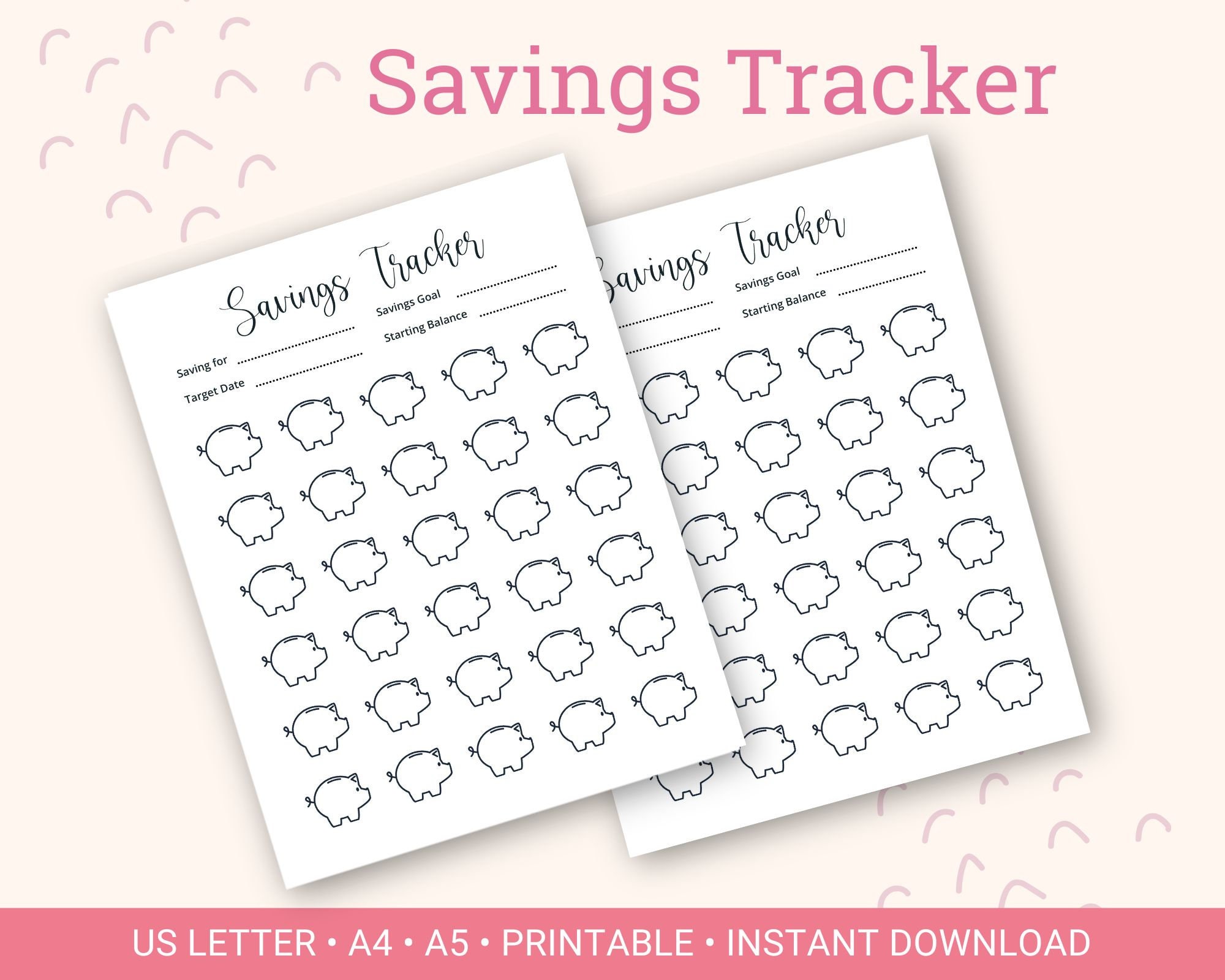Piggy Bank Savings Tracker Printable Vacation Savings Tracker piggy-bank-savings-tracker-printable-vacation-savings-tracker