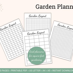 Garden Planner printable bundle for Vegetable and Flower Garden Organization, Homestead Gardening planner, Gardening Journal printable