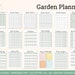 Garden Planner Printable Bundle for Vegetable and Flower Garden ...