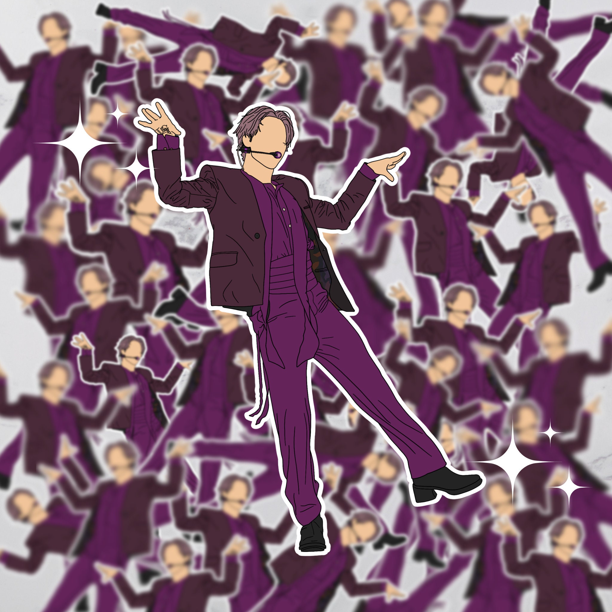 BTS Stickers | Jimin Sticker Pack #1 - Etsy