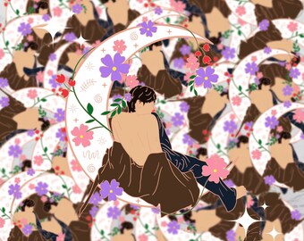 BTS Stickers | Taehyung (V) Moon Sticker