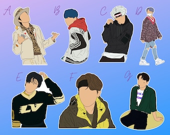 BTS Stickers | Suga Sticker Pack #1