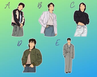 BTS Stickers | Jungkook Sticker Pack #3