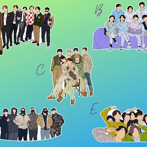 BTS Stickers | Group Sticker Pack #3