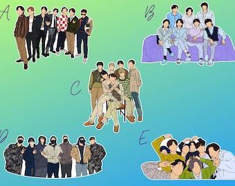BTS Stickers | Group Sticker Pack #3