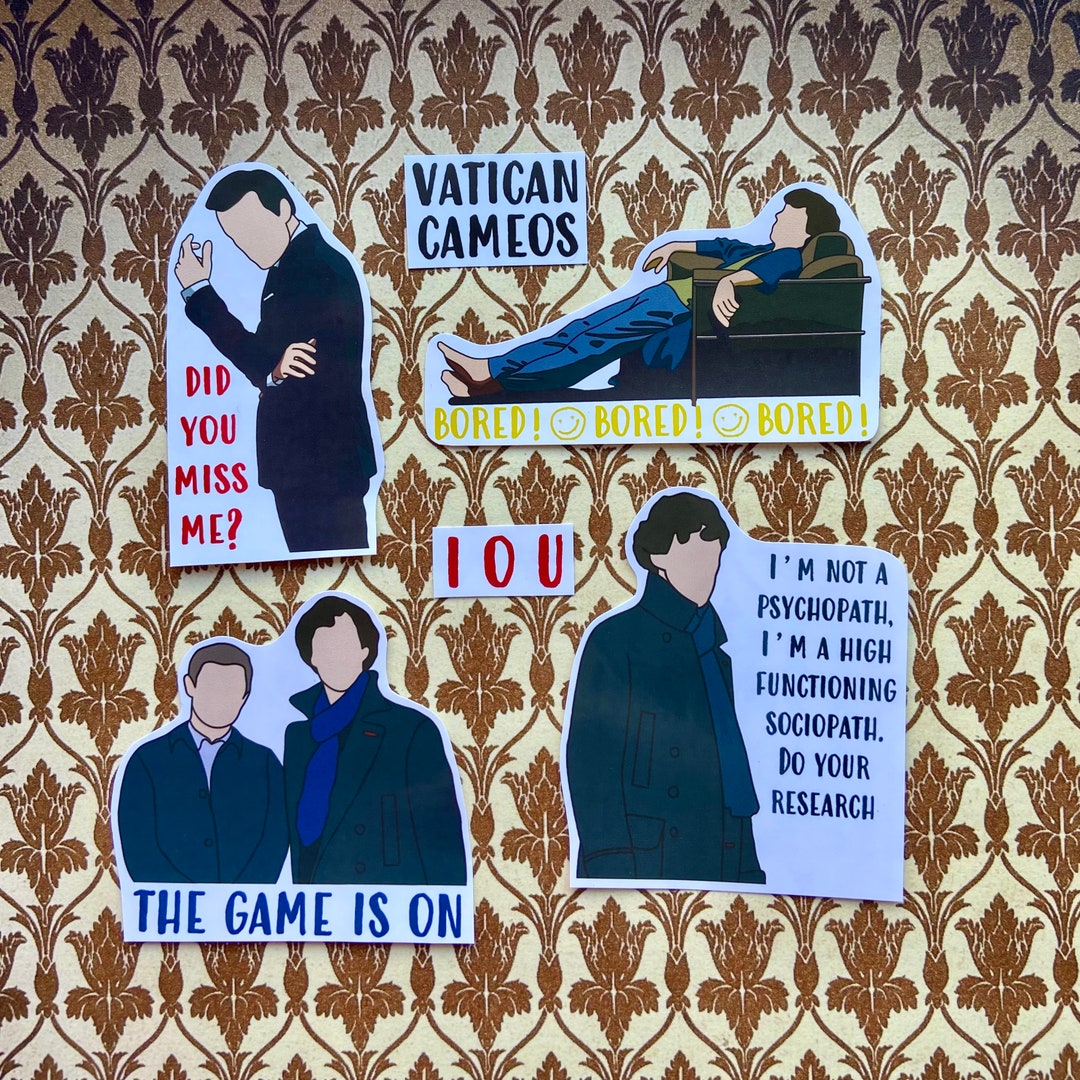 Sherlock Sticker Pack - Etsy