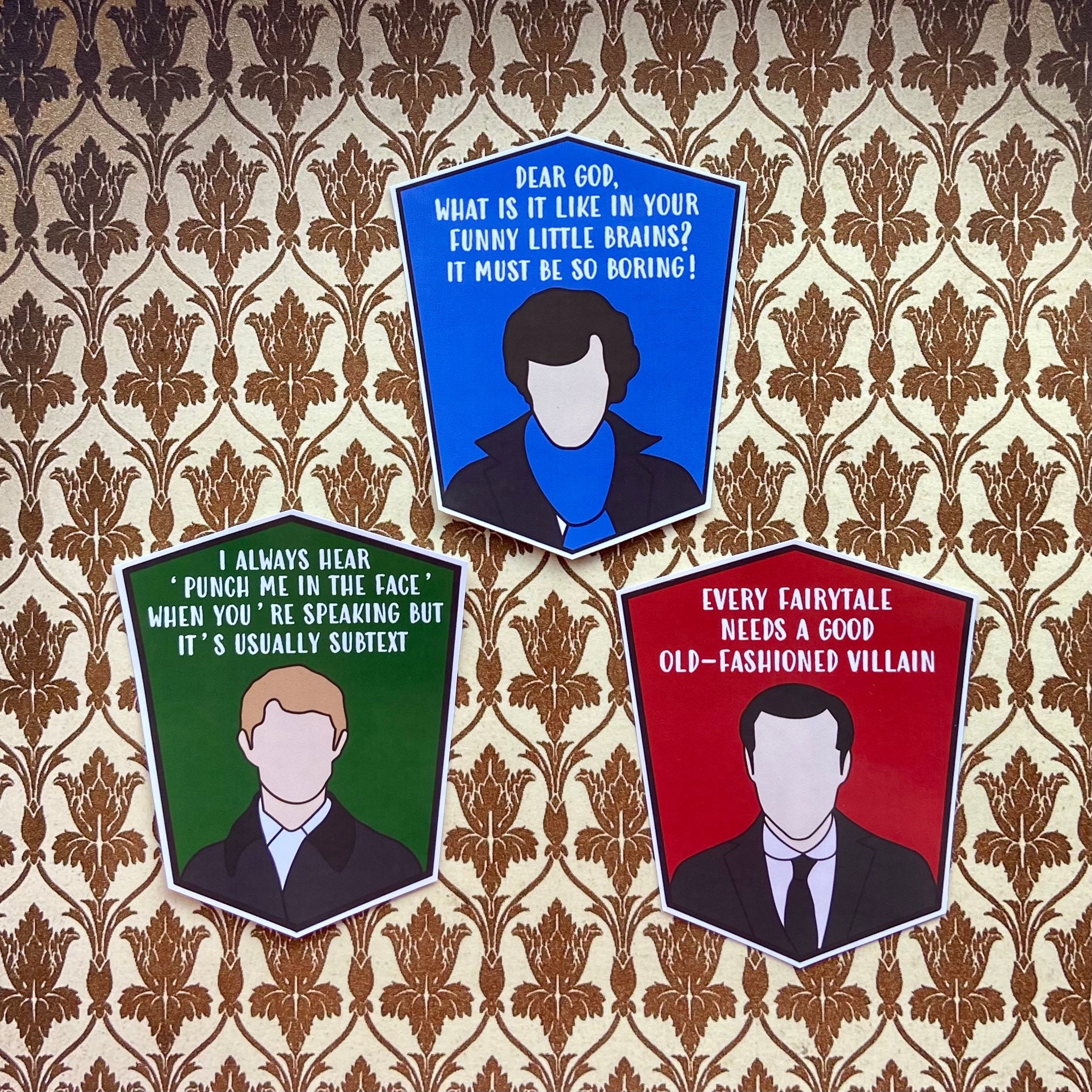 Sherlock Stickers - Etsy UK